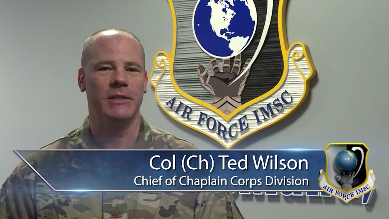 An AFIMSC 2021 New Year Greeting From Chaplain Wilson