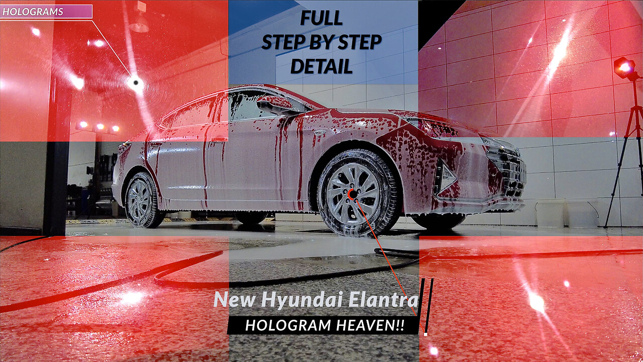 New Hyundai Elantra - The Holographic Psychedelic Detail! P1 (Vlog 38.1)