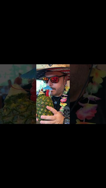 Would you drink this? 🍍