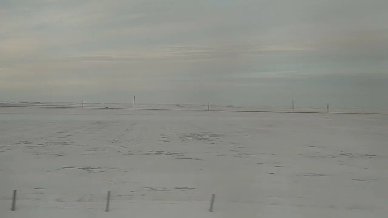 Snow in Eastern Montana