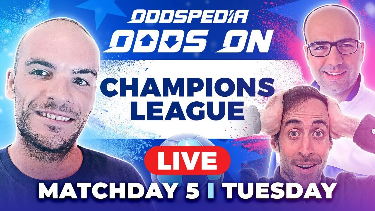 Odds On: Champions League - Matchday 5 | Wednesday | Free Football Betting Tips, Picks & Predictions