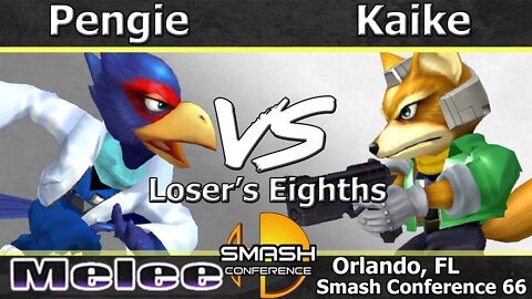 Pengie (Falco) vs. Kaike (Fox) - Melee Loser's Eighths - SC: LXVI