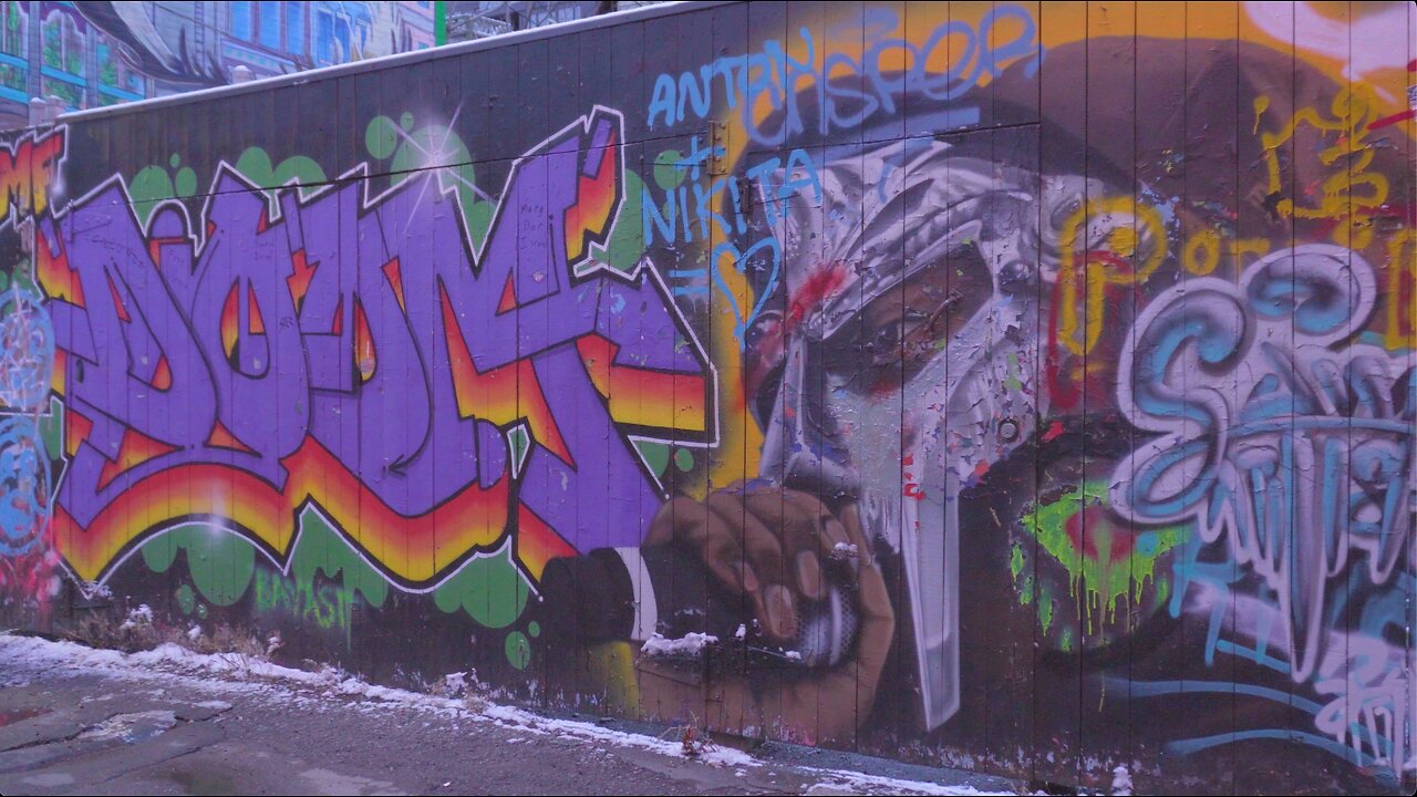 SkorpionMuzik - SM 13 (Toronto Graffiti Alley 4K - Boombap Street Hip-Hop Instrumental Type Beat)