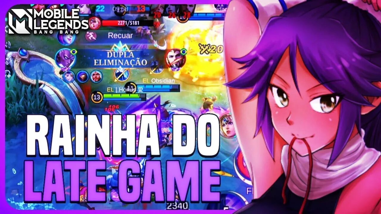 ELA CONTINUA UMA ANOMALIA LATE GAME!! | MLBB