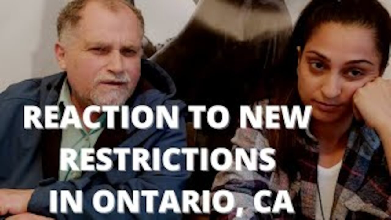 Rajie & Rocco Impromptu Video Reaction to New Restrictions in Ontario, CA