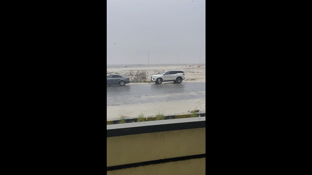 Heavy rain in Qatar