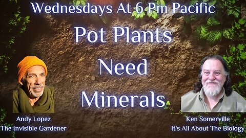 Pot Plants Need Minerals