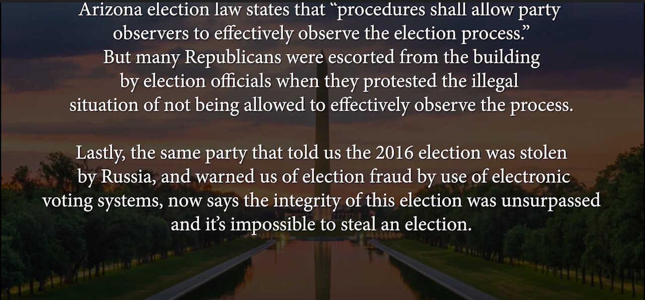 Explosive evidence of the 2020 election they don't want US to see!