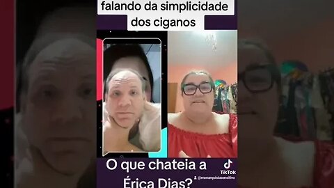 Erica Dias sensitiva falando da simplicidade do povo cigano