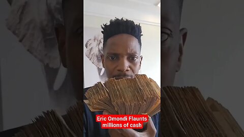 Eric Omondi Flaunts Millions of cash showing off to Oga Obinna🔥🔥#shorts