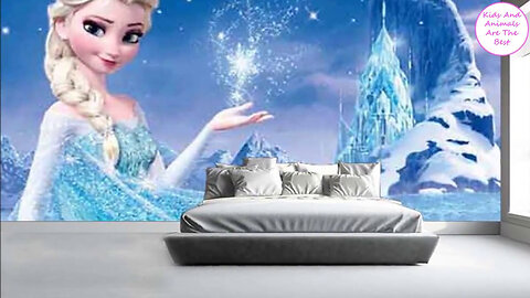 Girls Bedroom Themed Frozen Part 2