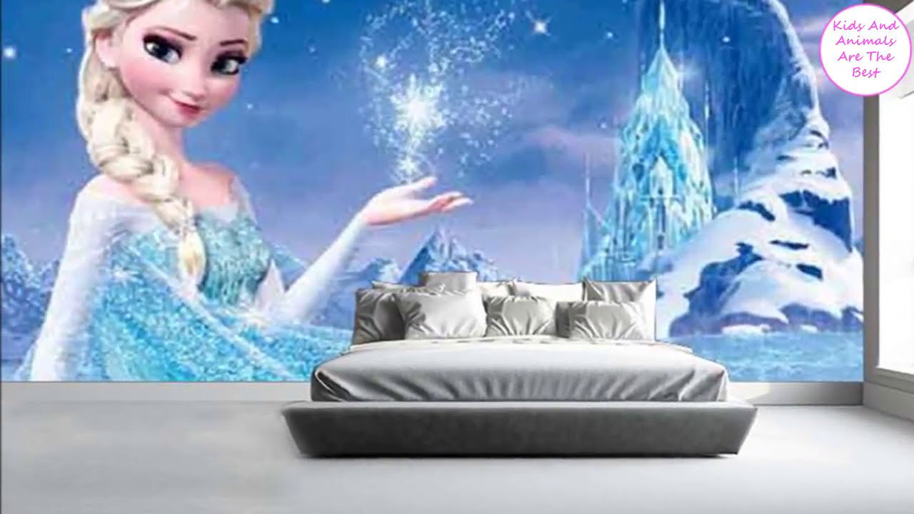 Girls Bedroom Themed Frozen Part 2