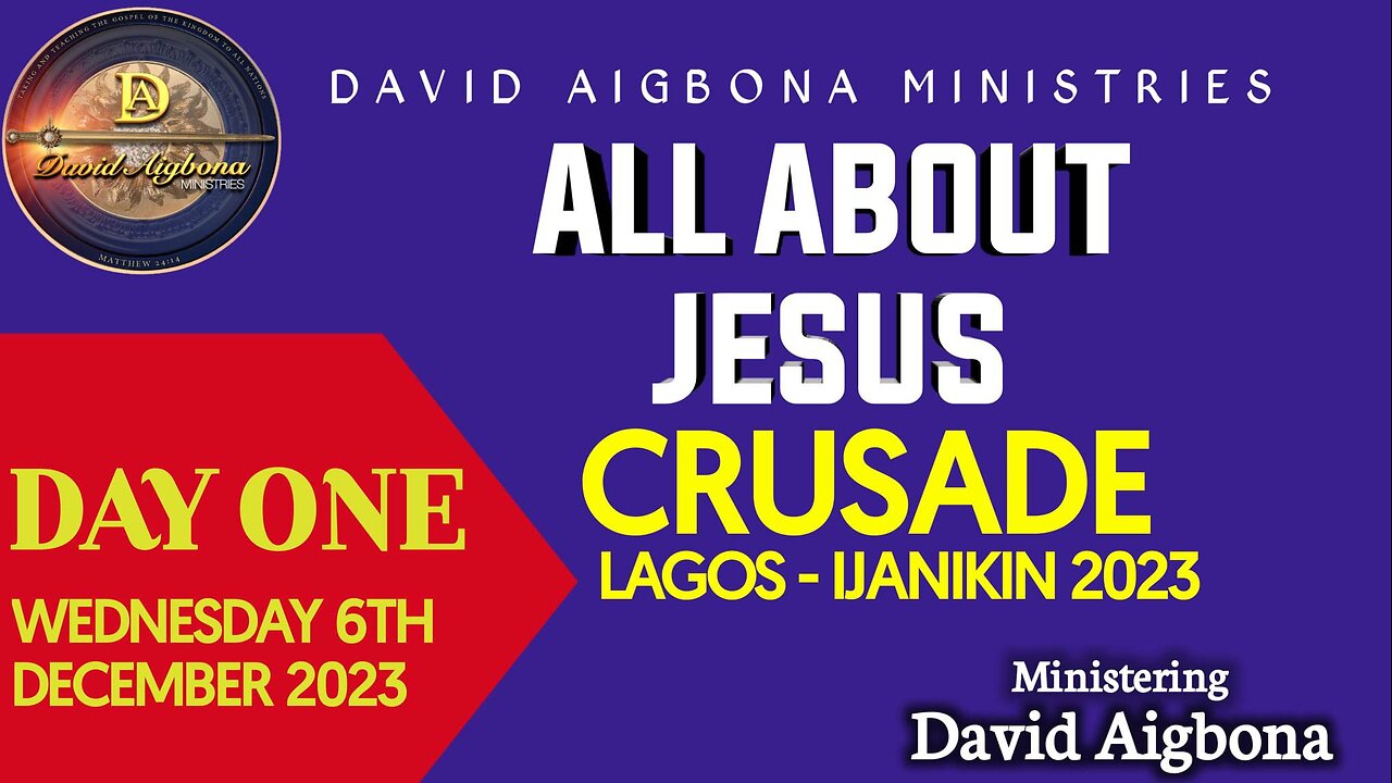 The tree of knowledge of good and evil. All about Jesus Gospel Crusade! Ijanikin Lagos. Day 1