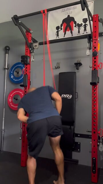 Home Gym Hack: Band Assisted Pull Ups (DON'T DO THIS)