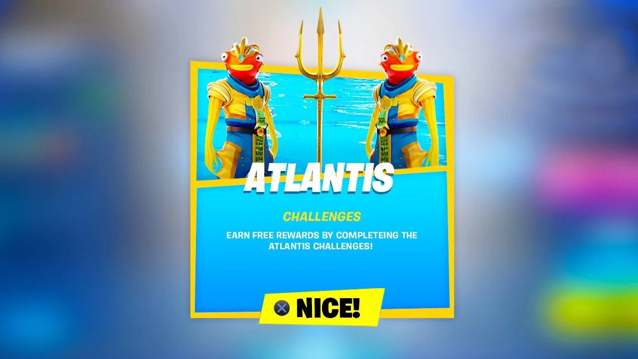 FORTNITE ATLANTIS REWARDS! (NEW)