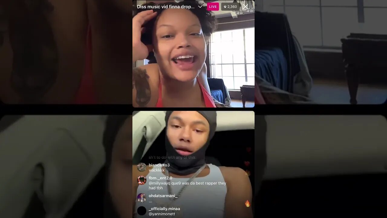 Emily Drops Diss Music Video On Yanni & Brooklyn On IG Live