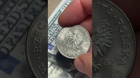 Overly Excited Overview Of A Polish Coin With An Angry Looking Pole