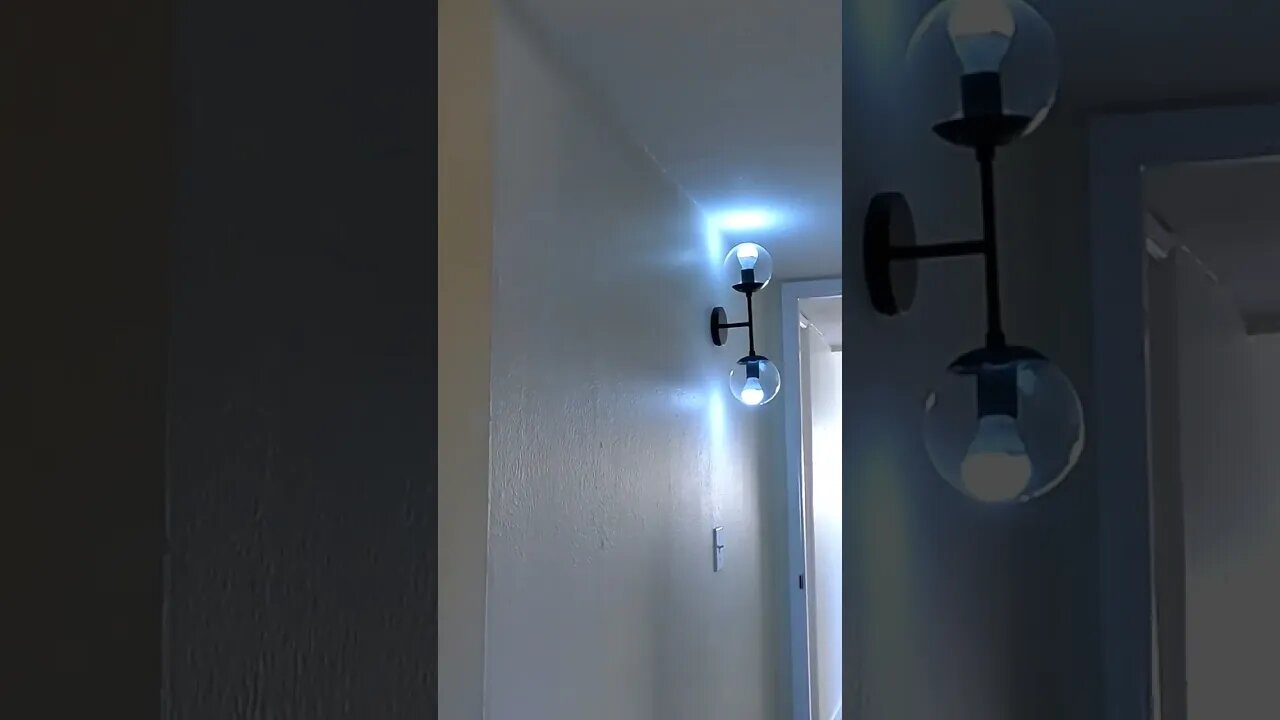 Quit putting goofy HUGE lights in a hallway. #commonsense