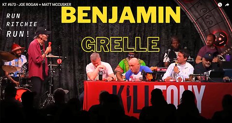 Kill Tony : Benjamin Grelle 1st appearance : Heroin w/ Nightstalker & Bar Stories w/ Grizzly Man