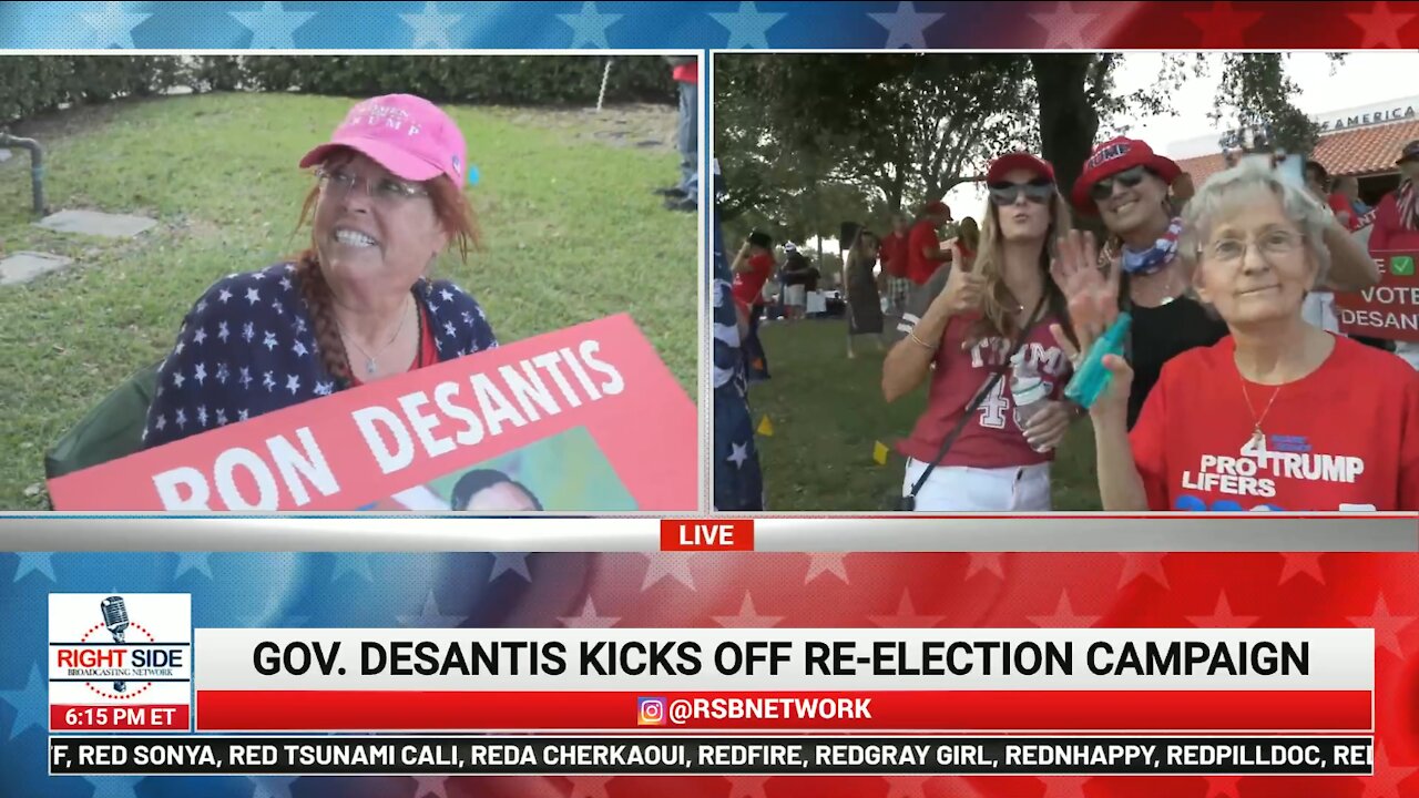 FL Gov. Ron DeSantis Re-Election Campaign Kickoff in West Palm Beach - 4/16/21