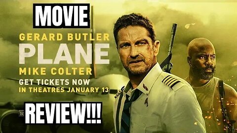 PLANE Movie Review!!- (Light Spoilers, Early Screening 2023!)... ❤️🤯💯😎🔥🍿☠️👌