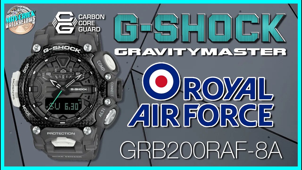 To The Stars! | G-Shock Gravitymaster Royal Air Force Limited Edition GRB200RAF-8A Unbox & Review