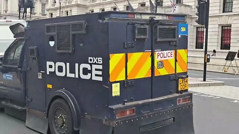 A rare sighting of this armored police vehicle #horseguardsparade