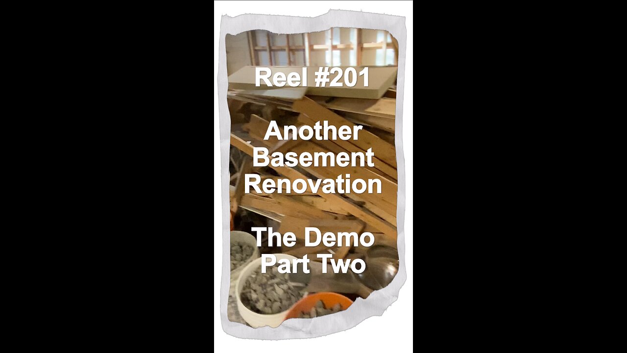 Reel #201 Another Basement Renovation - The Demo Part Two