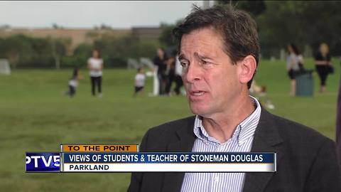 To The Point 2/20/18 Part 3: Marjory Stoneman Douglas High School students dedicate themselves to change