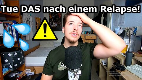 WAS tun nach einem Relapse/Rückfall? NoFap deutsch