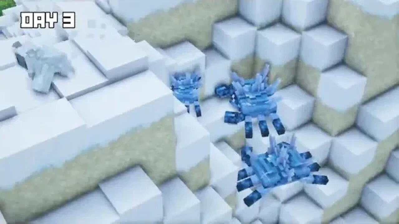 I @ Survived @ 100 @ DAYS @ as @ a @ YETI @ in @ HARDCORE Minecraft!