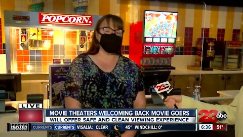 Movie Theaters welcoming back movie goers in Kern County