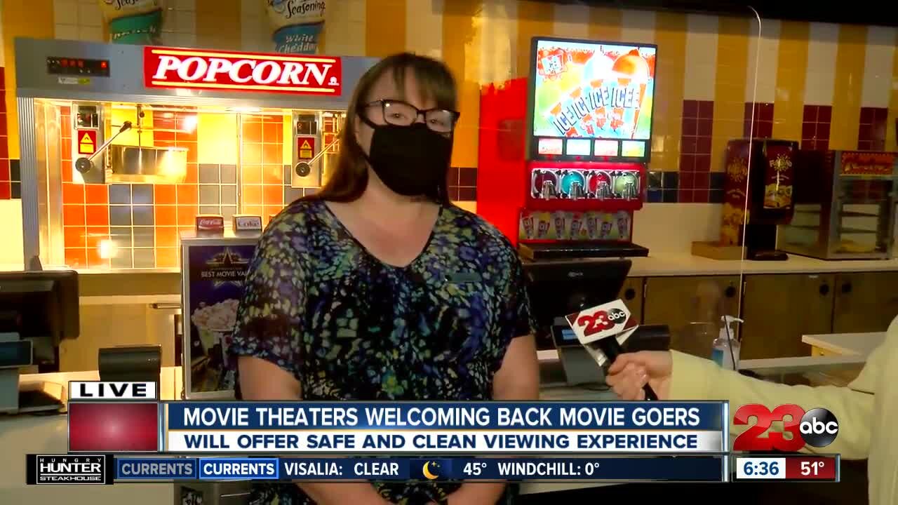 Movie Theaters welcoming back movie goers in Kern County