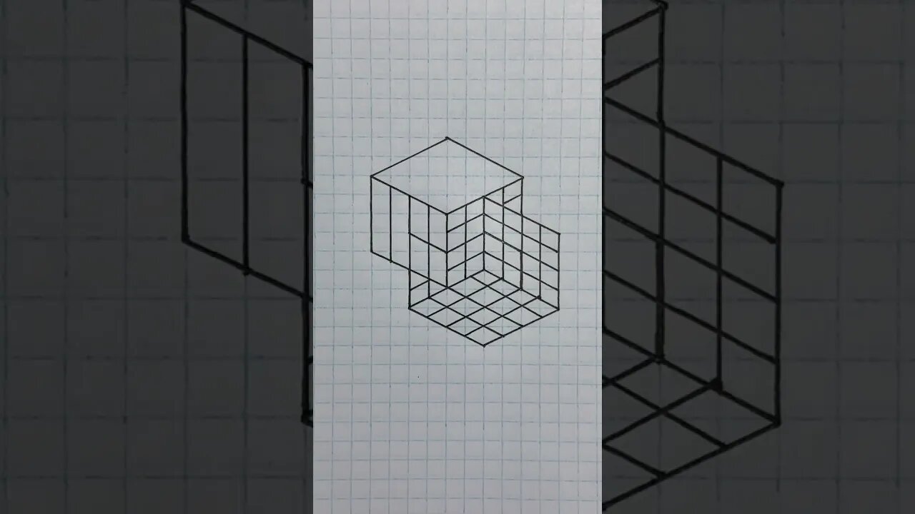 Drawing 3D illusion #shorts