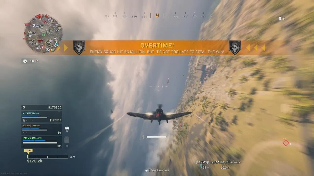 Ran into someone in the sky