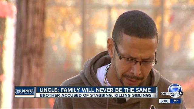 Uncle speaks out after Colorado Springs teen allegedly slays brother and sister in family home