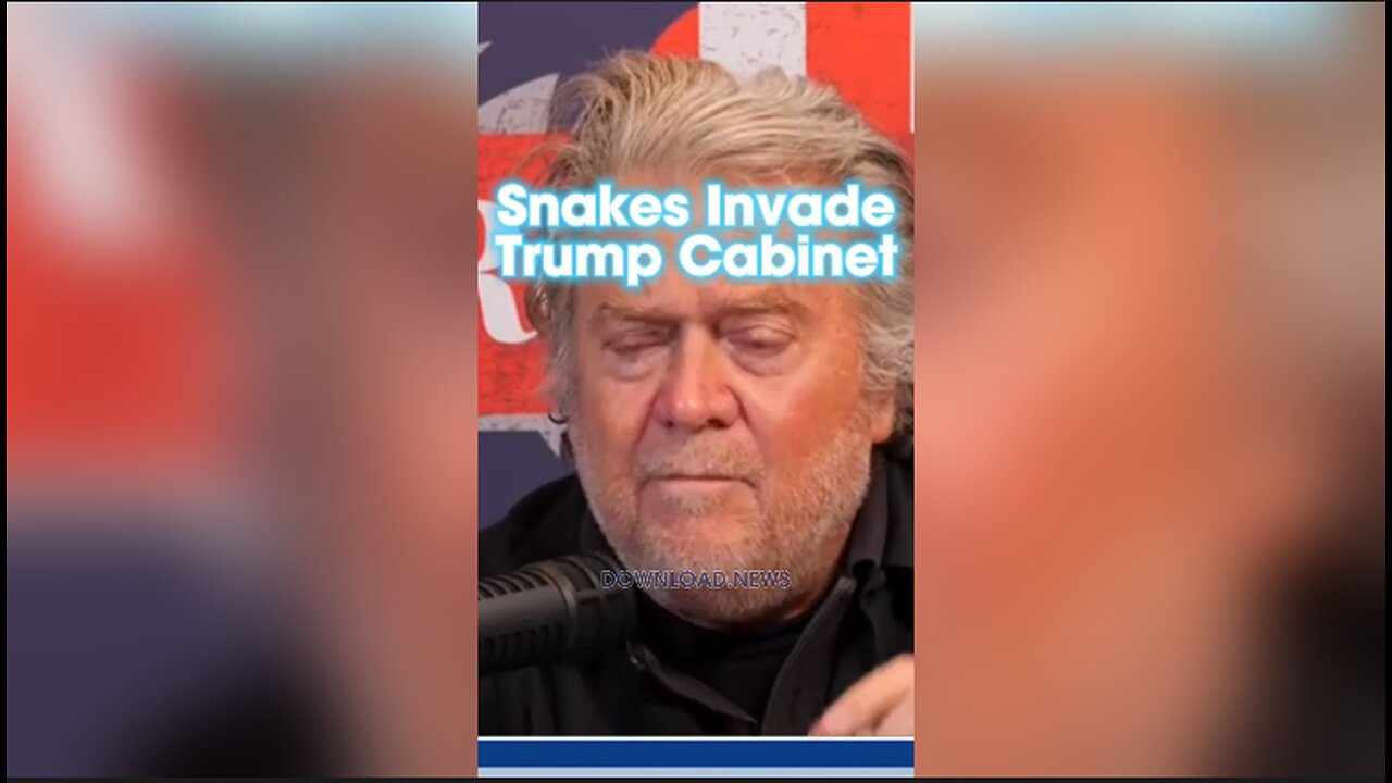 Steve Bannon: Deep State Snakes Like McCarthy Are Trying To Get Into The Trump Cabinet - 2/10/24