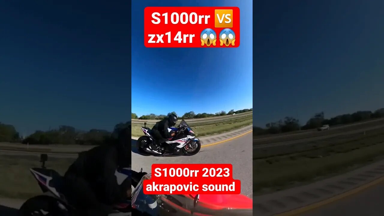 The Battle of Powerhouses: BMW S1000RR 2023 vs ZX14RR 😱😱