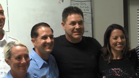 First responders reunite with cardiac arrest survivor