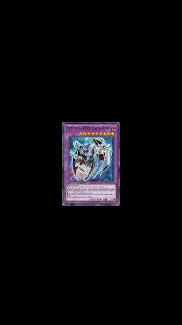 Yu Gi Oh! Elemental HERO Chaos Neos