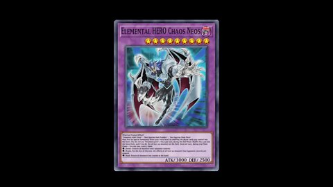 Yu Gi Oh! Elemental HERO Chaos Neos