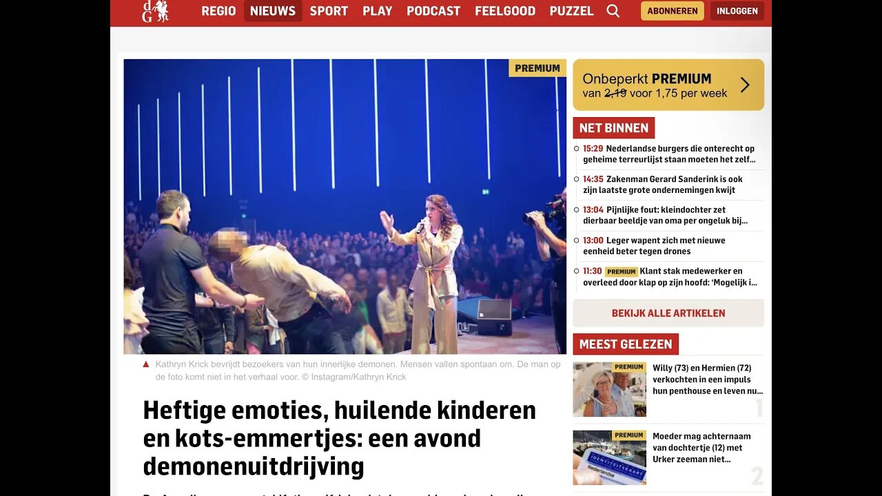 “Apostle” Kathryn Krick Makes A Complete Fool Of Herself In The Netherlands
