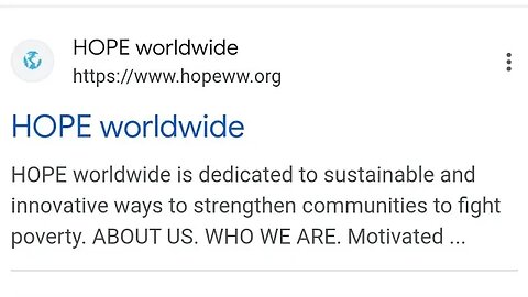 HOPE WORLDWIDE HOPE worldwide https://www.hopeww.org