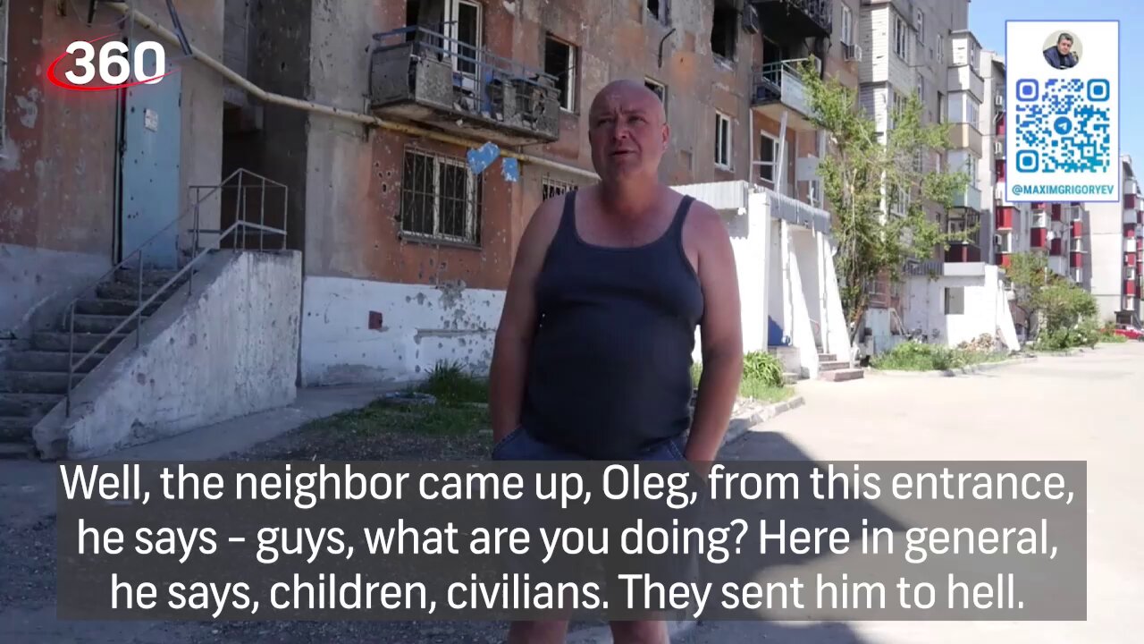 Village of Kamensky resident says "Azov" militant killed a resident of his house