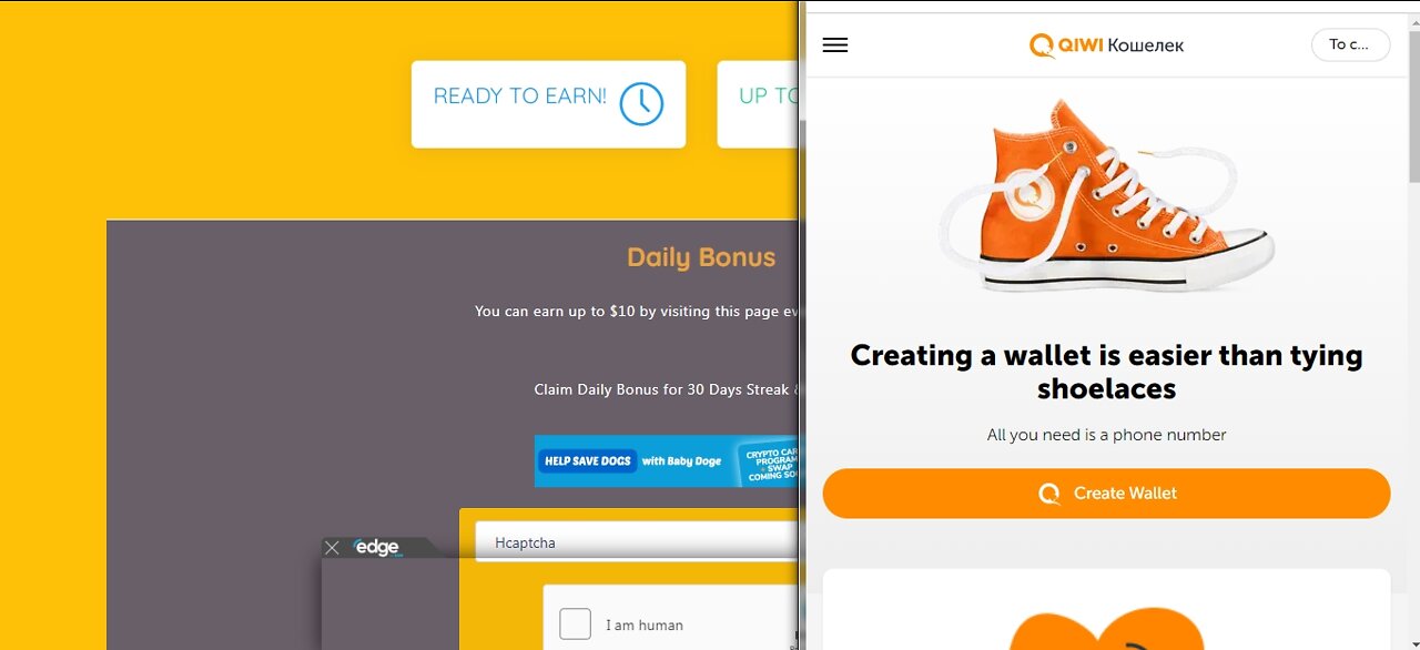 How To Earn Free USD Dollars TOKENS Cryptocurrency At BTC Bunch Daily Withdraw Via Qiwi