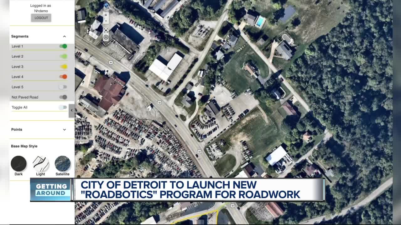 City of Detroit to launch new 'Roadbotics' program for roadwork