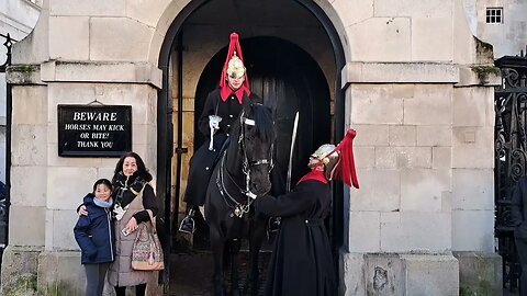 Tourist is like she didn't even say make way #thekingsguard