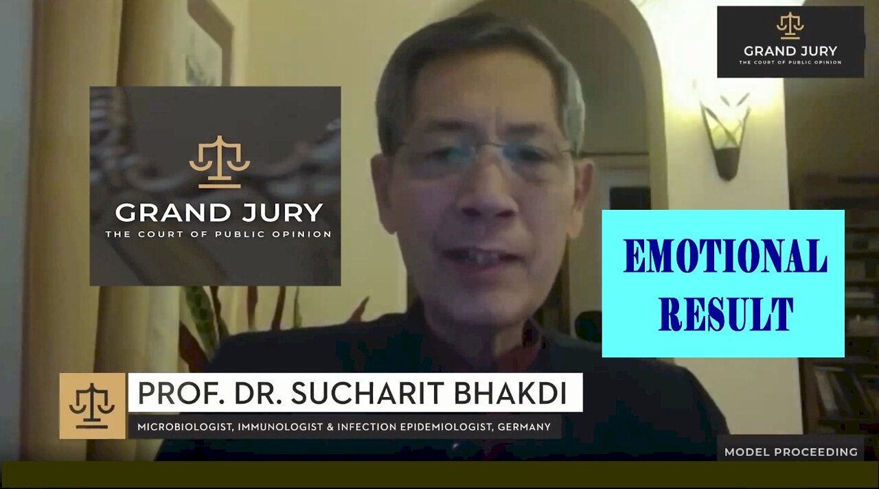 Grand Jury Day 4 Excerpt Featuring Prof Sucharit Bhakdi, Submitting Evidence, Emotional Result