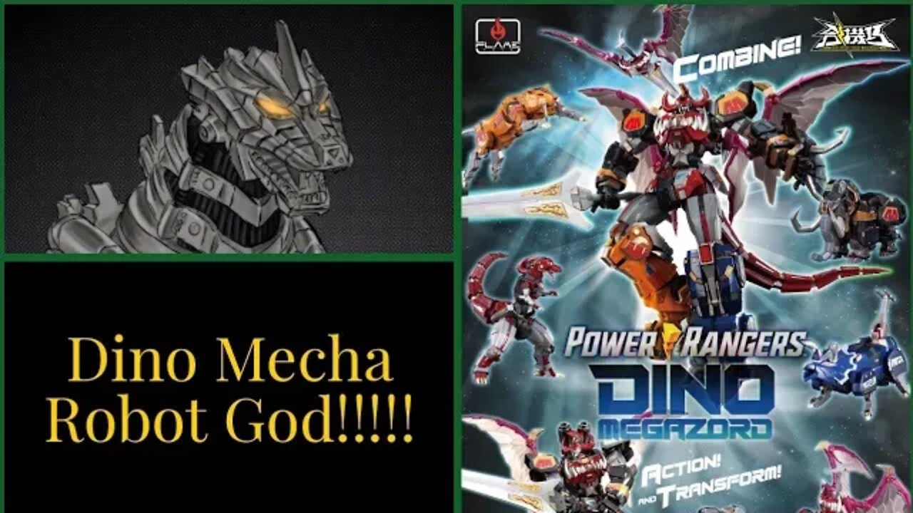 Dino Mecha Robot God!!!! Flame Toys Dino Megazord