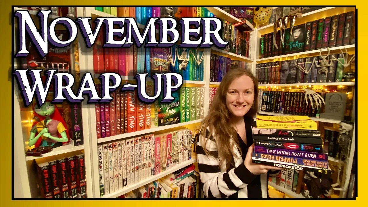 NOVEMBER WRAP UP ~ I managed to read 8 books + sign at 13 bookshops & libraries (Nov mini vlog) 2022